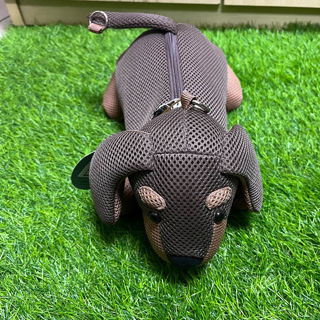 【可愛造型 獨家設計 可機洗 保固】臘腸狗 斜背包 側背包 斜背包女 側背包女 可愛包包 禮物, , large