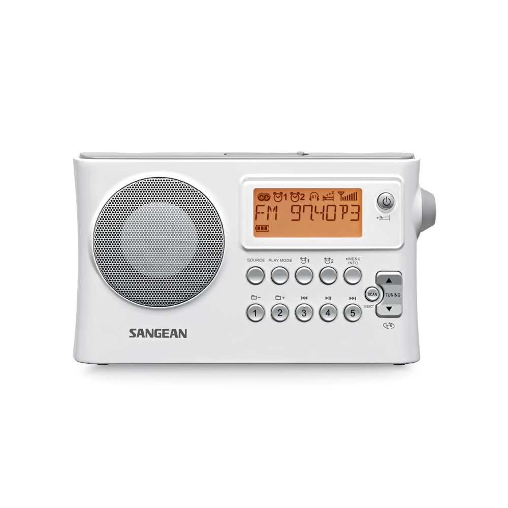 SANGEAN 山進 雙波段 USB數位式時鐘收音機 PR-D14USB, , large