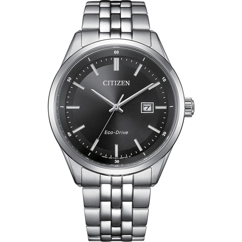 CITIZEN 星辰 光動能經典三針手錶 BM7560-59E, , large