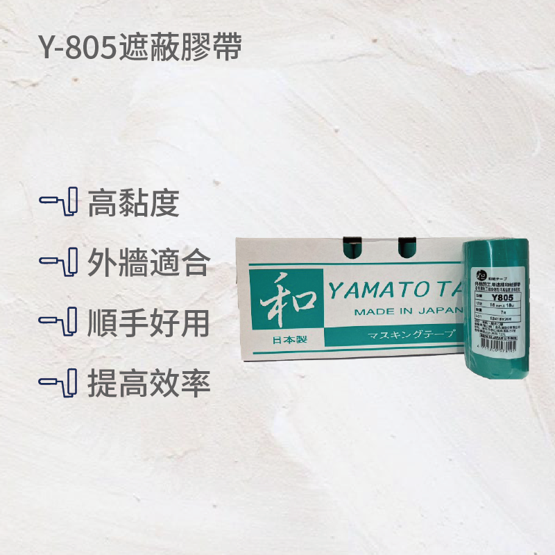 Y-805遮蔽膠帶(5入)