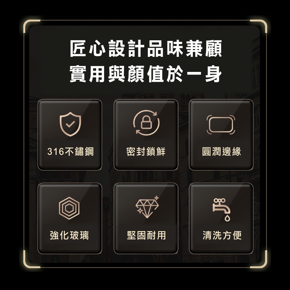 [American MotherGoose] Microwaveable sealed 316 stainless steel fresh-keeping box 750ml 5 sets , , large