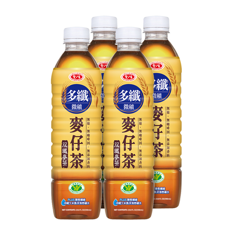 愛之味麥仔茶纖麥茶590ml, , large