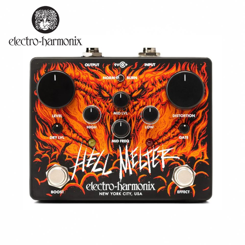 Electro Harmonix Hellmelter Metal Distortion 金屬破音效果器【敦煌樂器】, , large