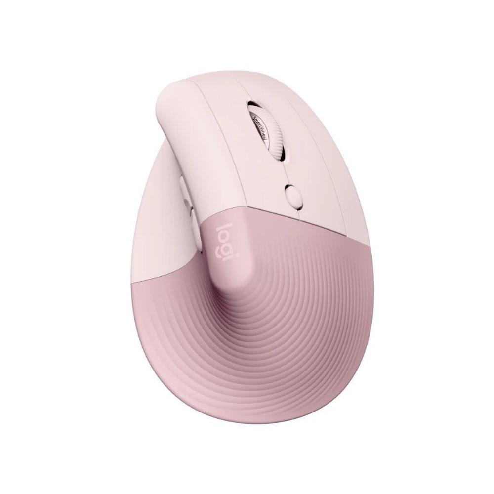 【 Logitech 羅技 】LIFT 玫瑰粉 人體工學 垂直滑鼠, , large