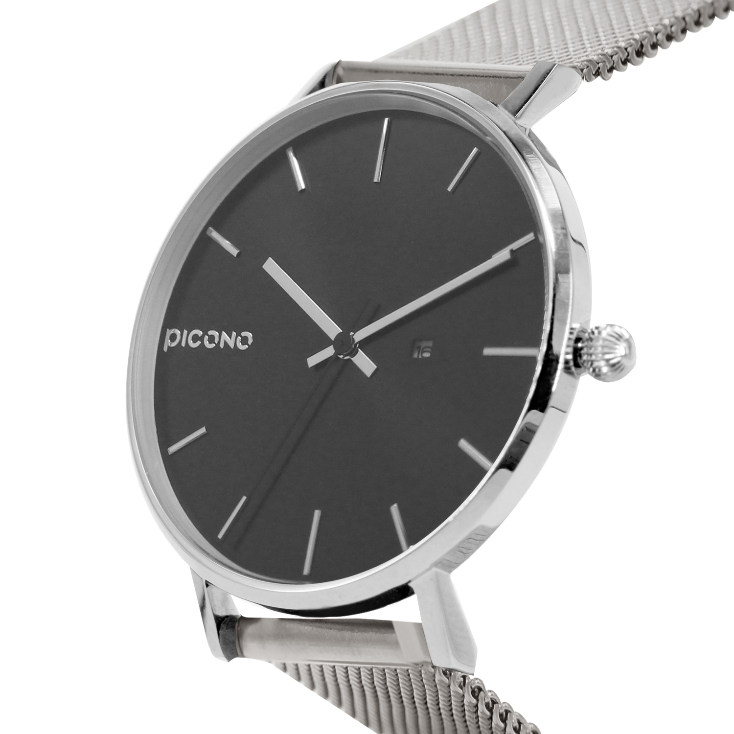 【PICONO】FETUR collection quickly release stainless steel strap watch-Black / FE-12602, , large