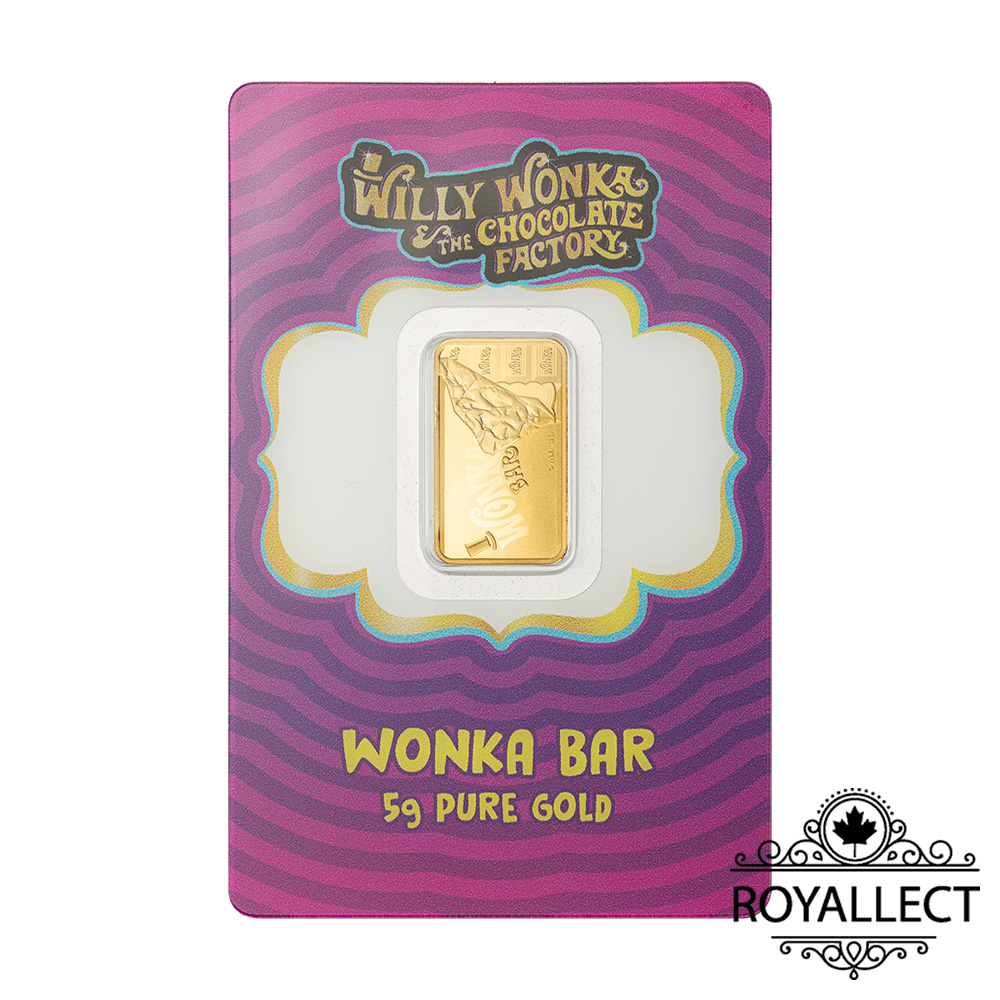 [Royallect] PAMP Wonka Chocolate 5g Au Gold Bar