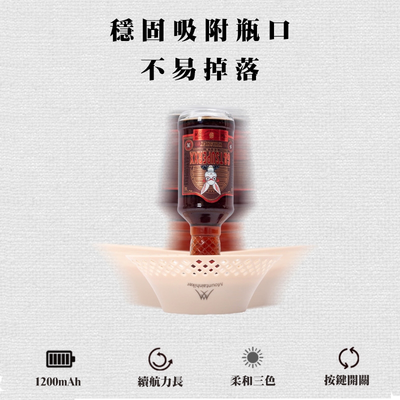 【Treewalker露遊】LED酒瓶燈罩 小夜燈 床頭燈 酒吧燈 (隨機出貨), , large
