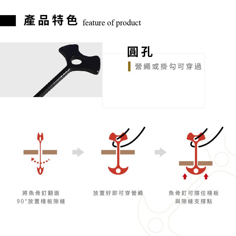 【Treewalker 萊茂】加長魚骨棧板釘 (顏色隨機), , large