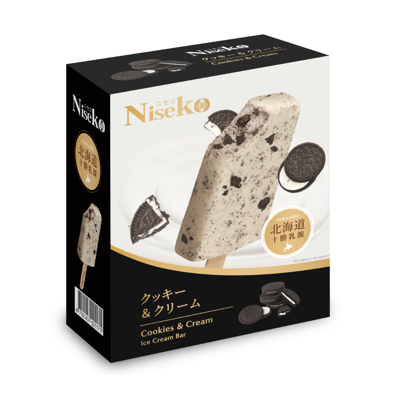 Niseko Cookies  Cream Ice Cream Bar, , large