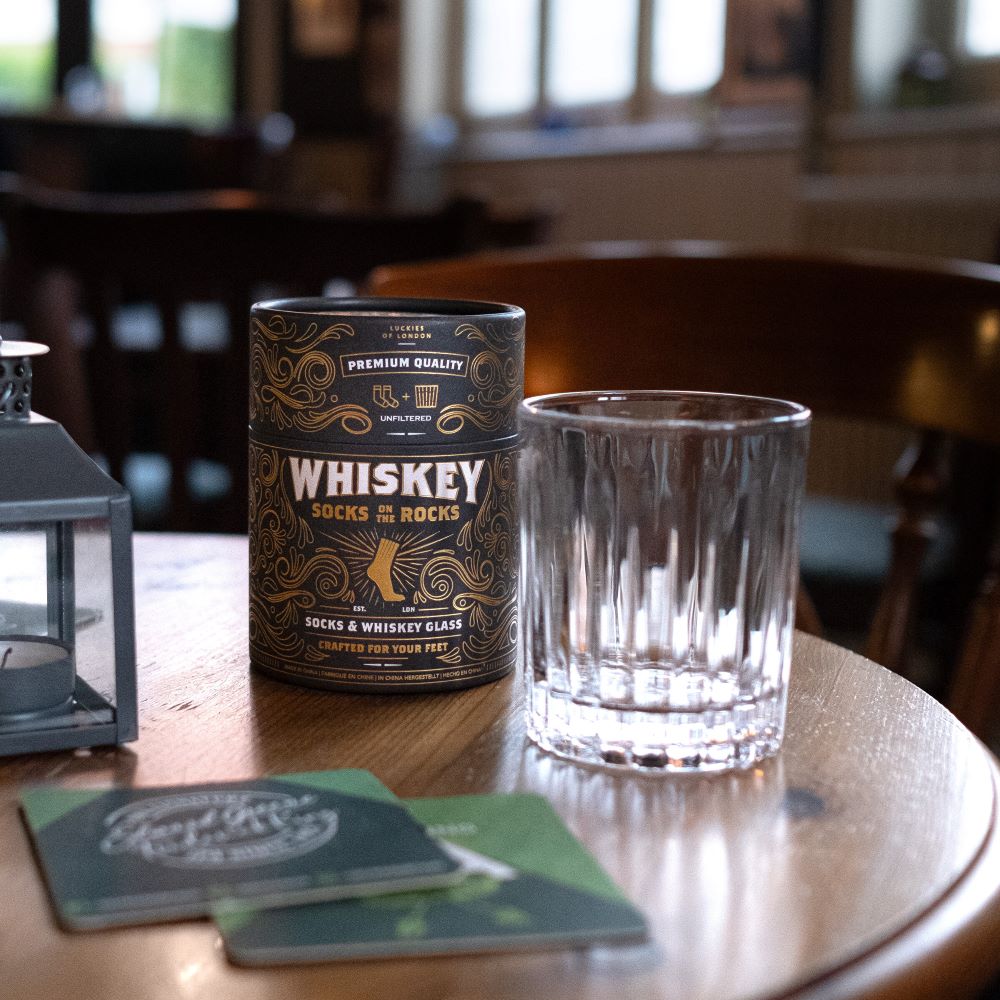 【英國 Luckies】威士忌杯襪禮盒組, , large