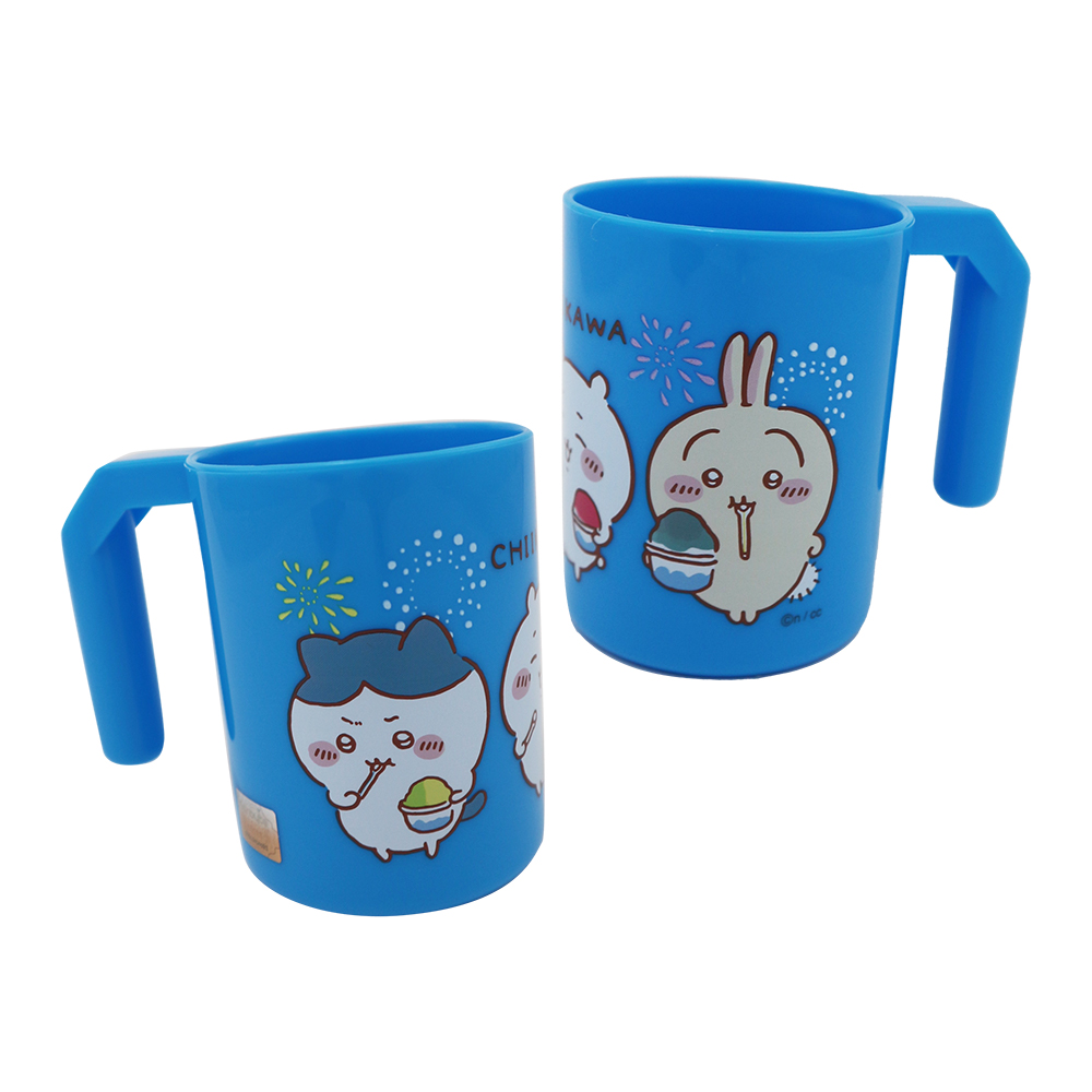 吉伊卡哇-PP牙刷杯-藍-280ml-4入, , large