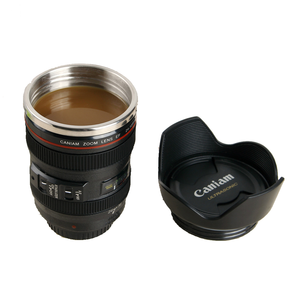 【Camera Lens Mug】Looks like a real lens&mdash;but it&rsquo;s actually a mug! Available in two styles, perfect for gift exchanges., , large