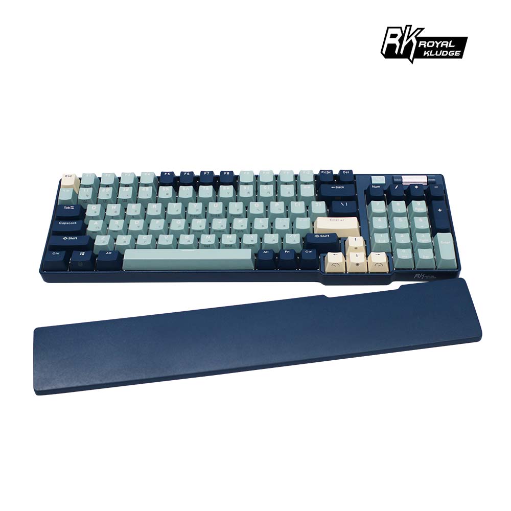 [樂維科技]RK 96｜90% 藍牙三模無線機械鍵盤 K黃軸 RGB 森林藍｜中文, , large