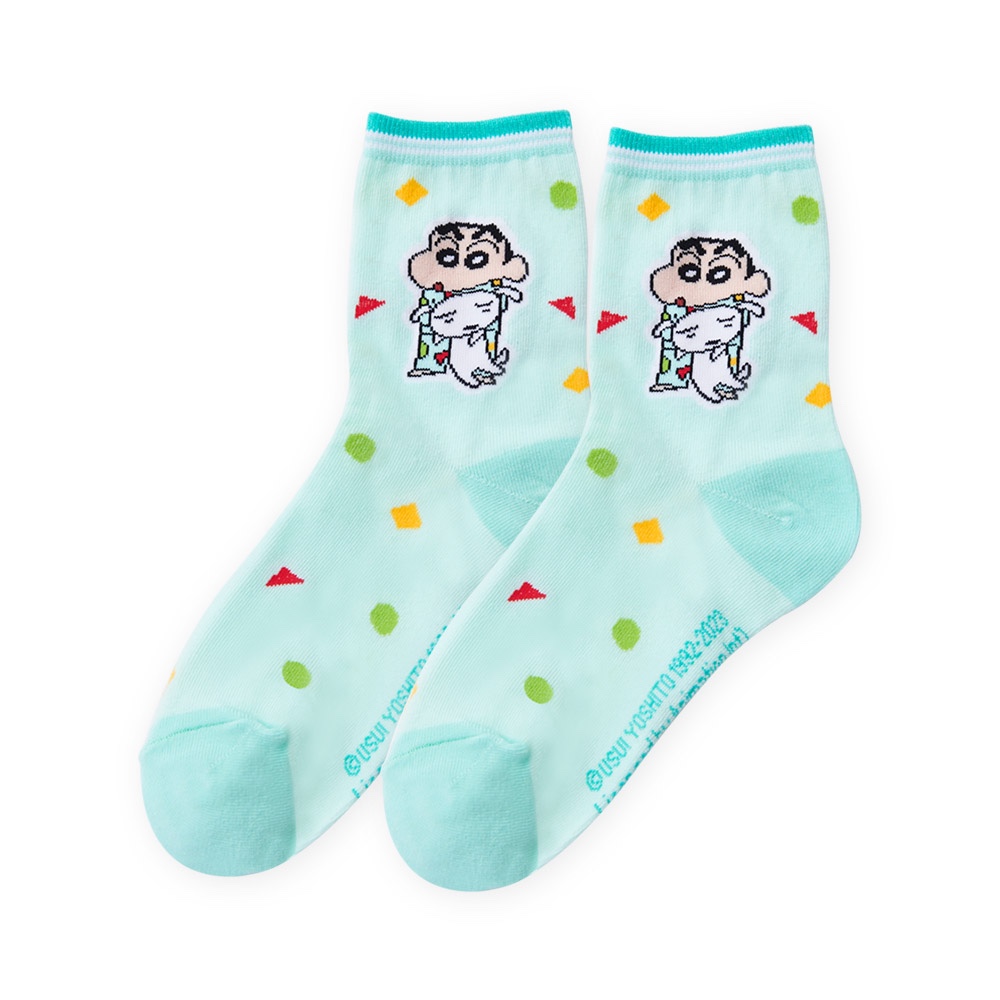 (多款)蠟筆小新童襪兒童長襪 台灣製棉襪 【旺達棉品】SC-701, , large