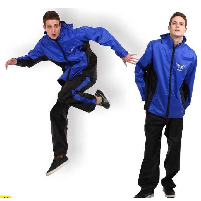 【周周生活】晴雨選品館｜東伸 日系運動風 成人兩件式兩截機車風雨衣, , large