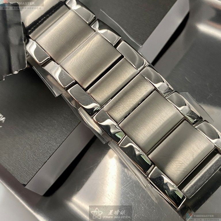 [星晴錶業]ARMANI手錶,44mm,AR00025寶藍色錶面銀錶殼銀色精鋼錶帶款, , large