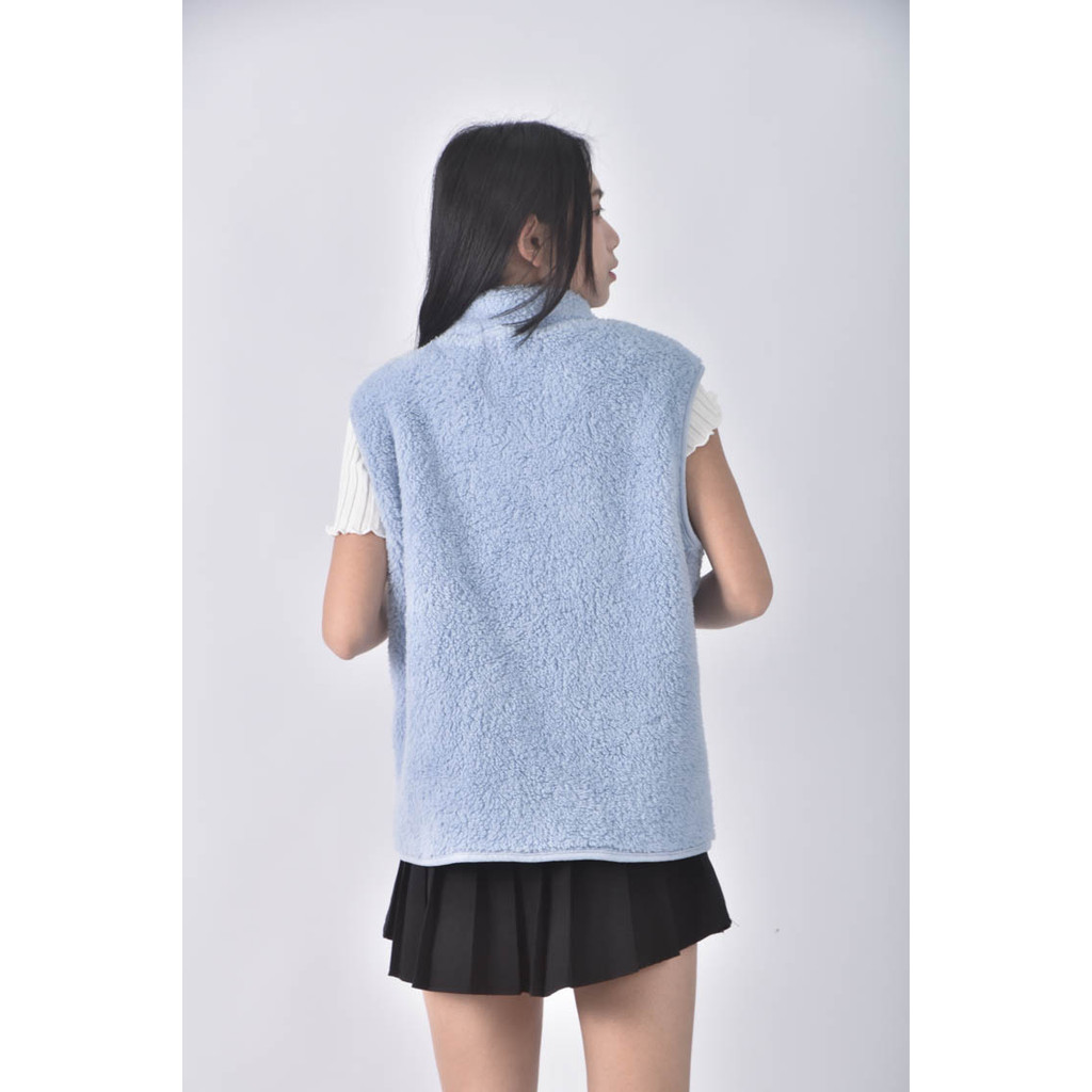 (XL) 刷毛藍色上衣二手衣, , large