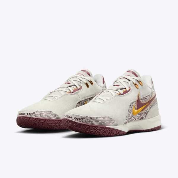 [Kixpress] Nike ZM LeBron NXXT GEN AMPD TYP EP 男 籃球鞋 米白紅 [FZ7888-001], , large