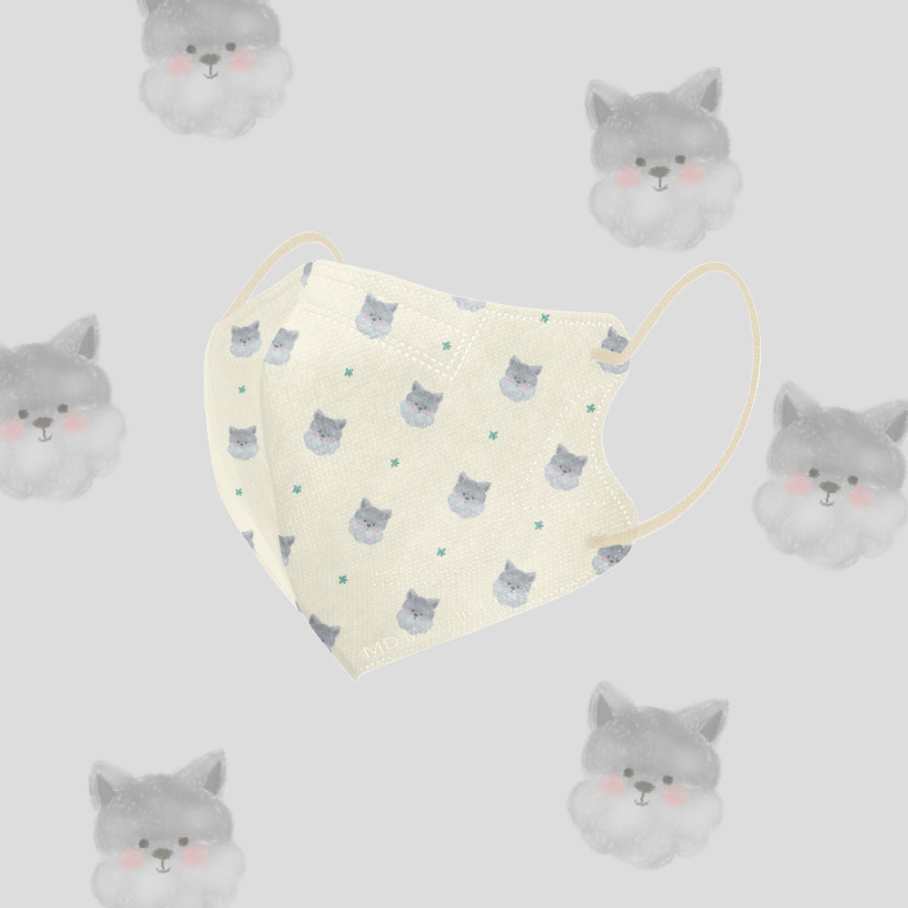 [CHENYU辰昱] 1-12Y_ 3D兒童醫療口罩 (FLUFFY系列) 30入, , large