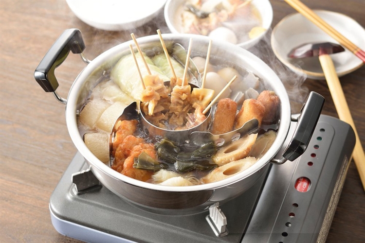 Stainless steel hot pot/oden divider, , large