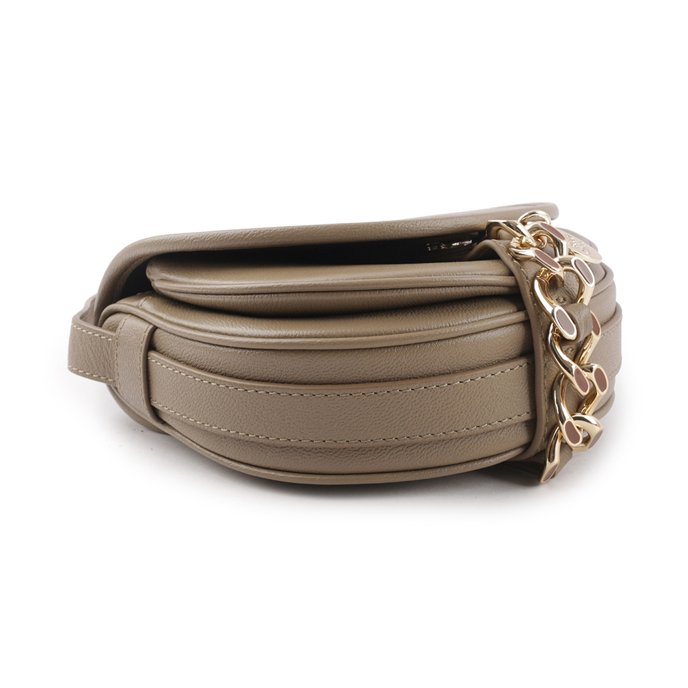 SEE BY CHLOE MARA BAG 牛皮小款斜背馬鞍包/灰色, , large