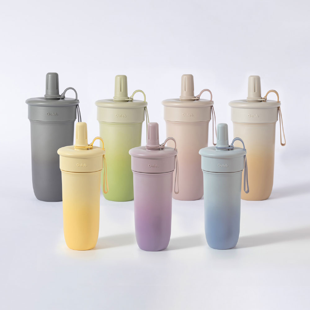 Soft Matte Tumbler With Straw 800ML, , large