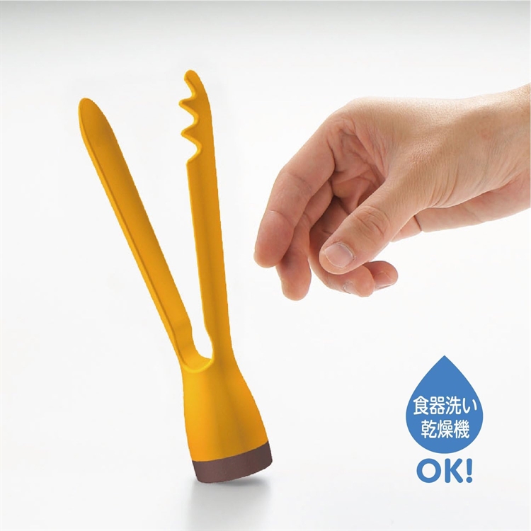 Tumbler Salad Tongs (White), , large