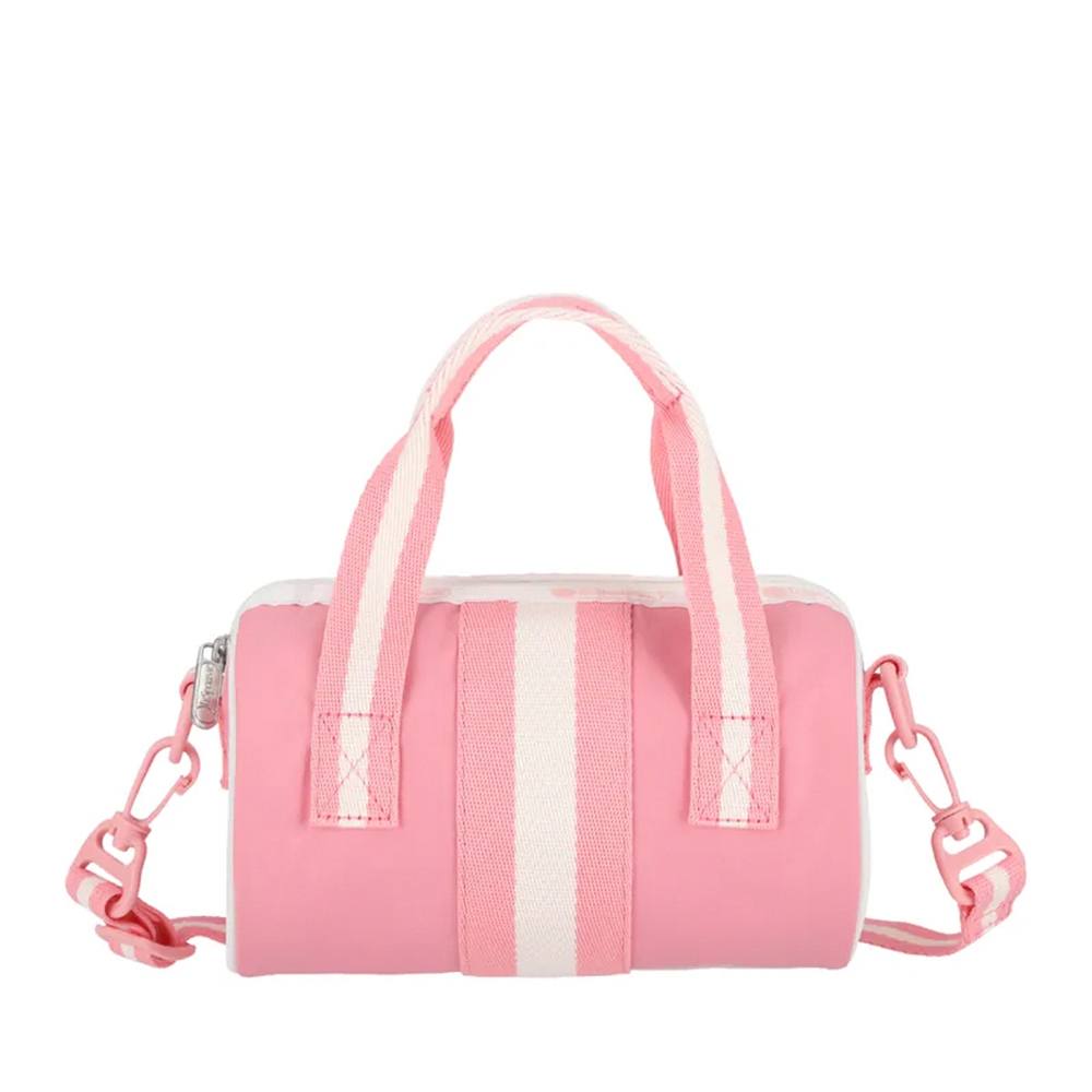 Lesportsac MINI ROLL BAG 迷你圓桶包 送禮推薦-滾邊花漾粉, , large