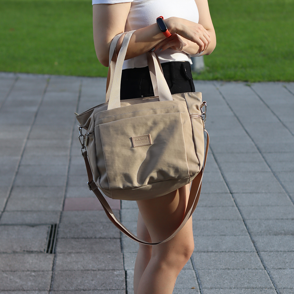 【MQ】FRIEDA Three-way multi-layer tote bag, , large