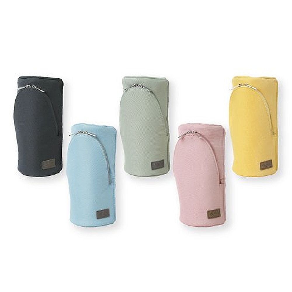 【龍品文創】日本SONIC  FD-8265 五感色立式磁吸筆袋-Y陽光萊姆黃, , large