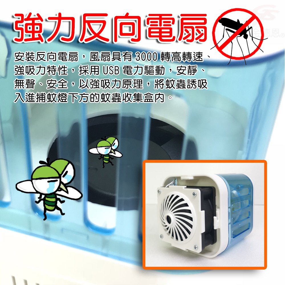 GS MALL LED吸入式補蚊小夜燈 補蚊小夜燈 補蚊夜燈 補蚊燈 除蟲 補蚊器具 小夜燈 吸入式補蚊夜燈 夜燈, , large