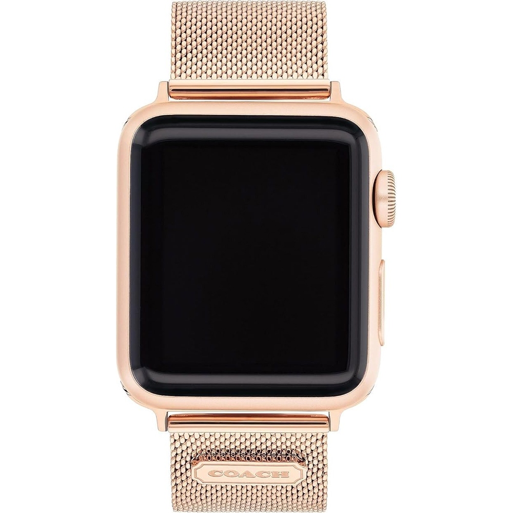 COACH Apple Watch 錶帶 38/40/41mm 適用 不鏽鋼米蘭錶帶 - 玫瑰金色 禮物(不含手錶), , large