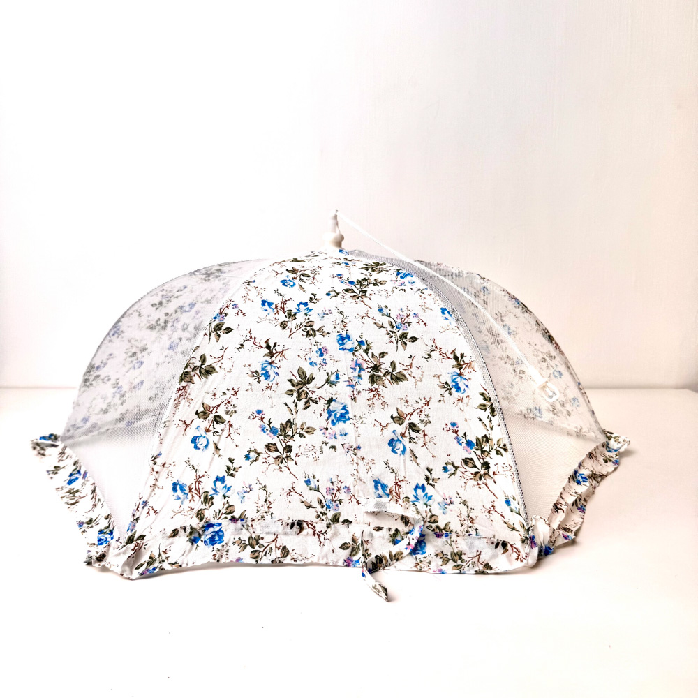 [承祥] 藍碎花摺疊菜罩 BDF0075, , large