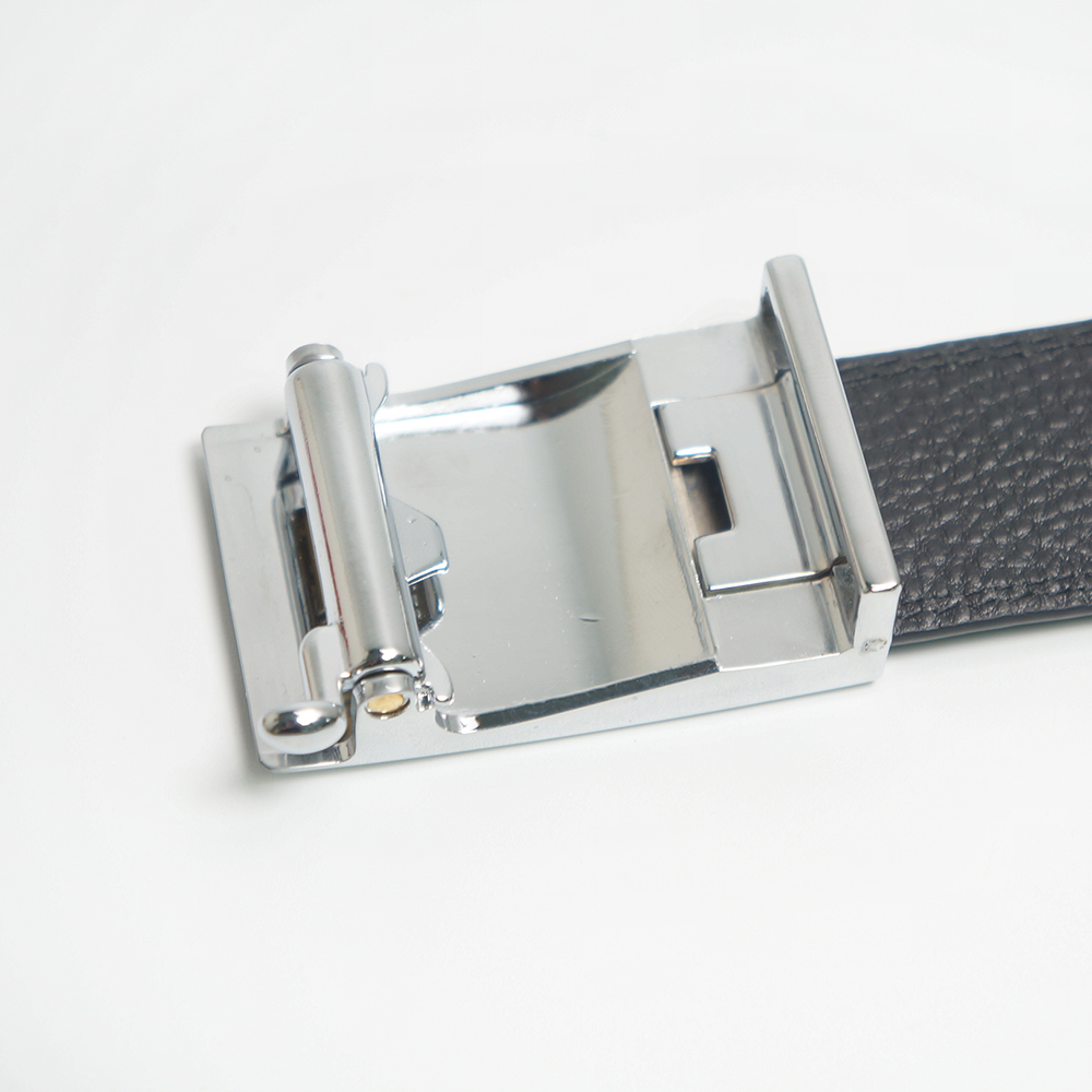 【頭層牛皮】自動扣真皮紳士腰帶 T3款 皮帶 高質感 西裝皮帶 商務皮帶 型男 上班族 自動扣 七夕 情人節 禮物, , large