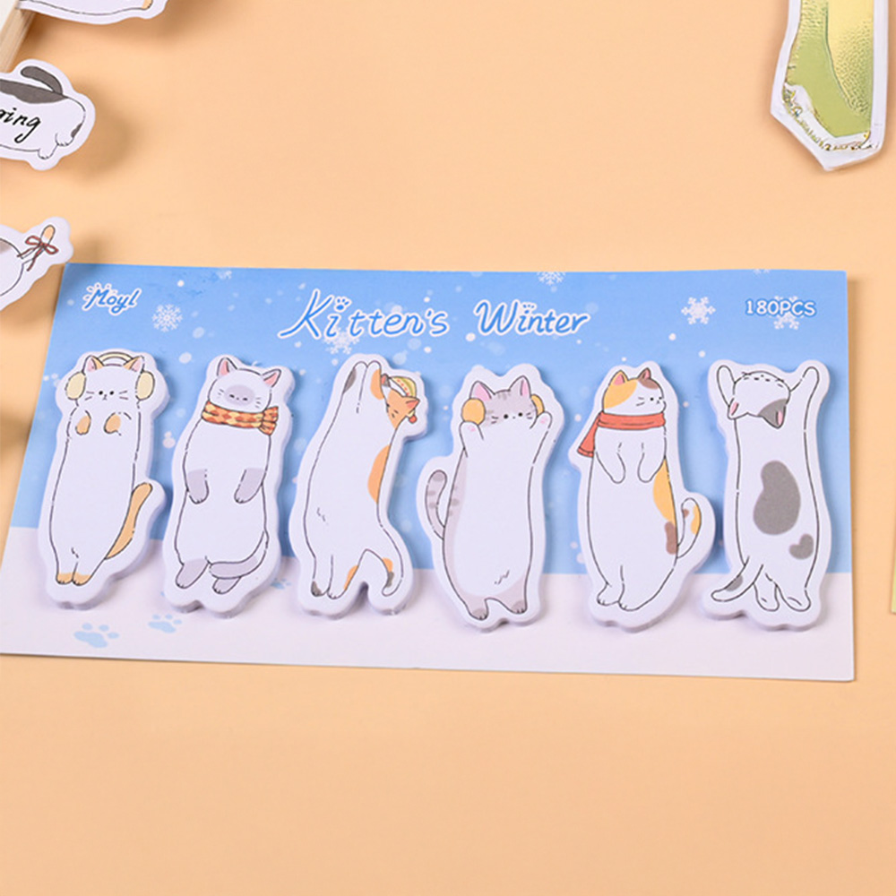 Meow Through Seasons Sticky Notes