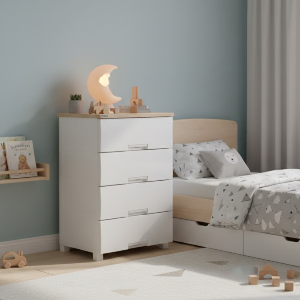 【AOTTO】58面寬木質頂板四層抽屜收納櫃(AC-2204), , large