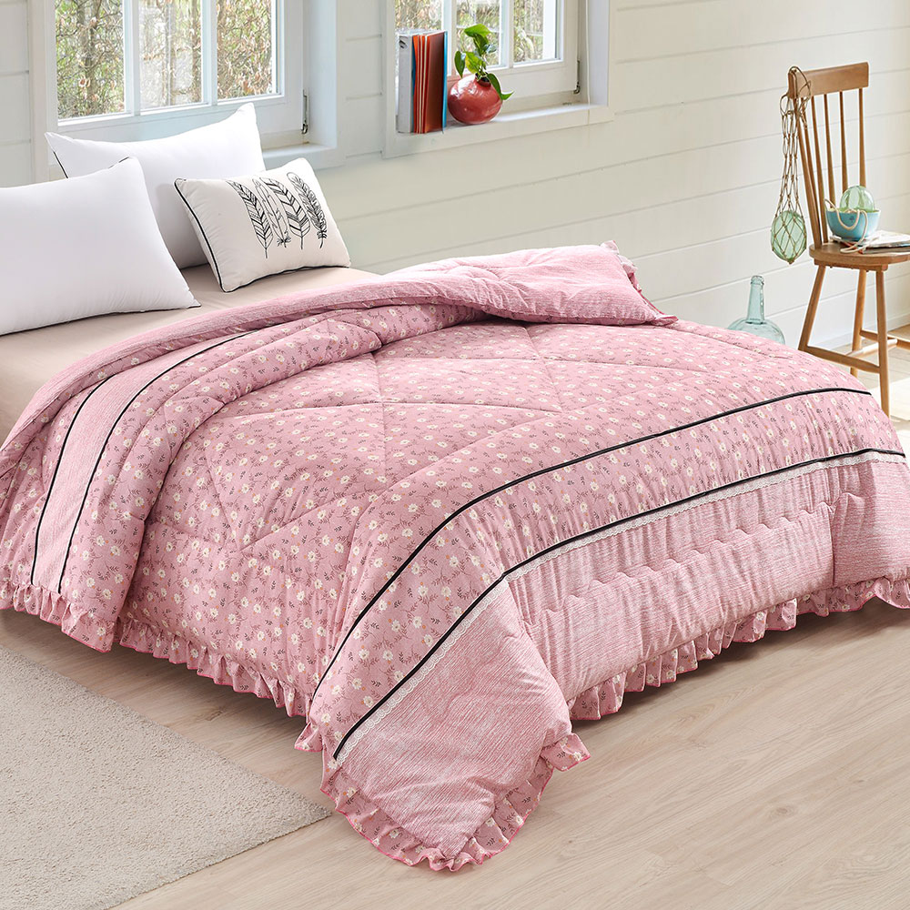 [LY SHIN BEDDING] Betrise Qi Chuang Meiyu | Washable/machine washable Korean retro soft cotton silver ion anti-bacterial anti-bacterial feather velvet warm winter quilt - large size 180x210cm, , large