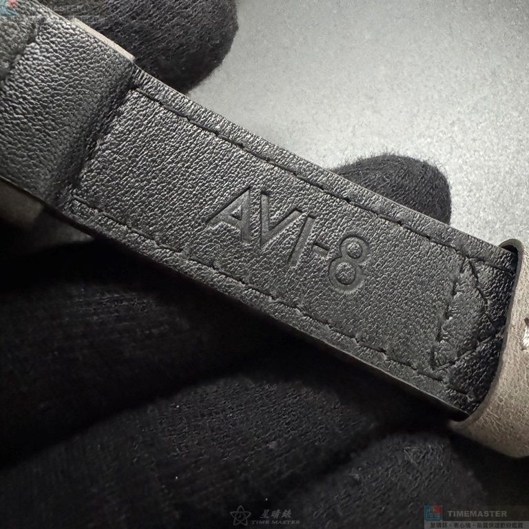 [星晴錶業]新品牌手錶,46mm,AV52664寶藍色機械鏤空錶面銀錶殼深灰真皮皮革錶帶款, , large