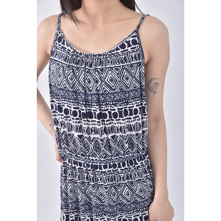 (M) iroo質感無袖藍色洋裝二手衣, , large