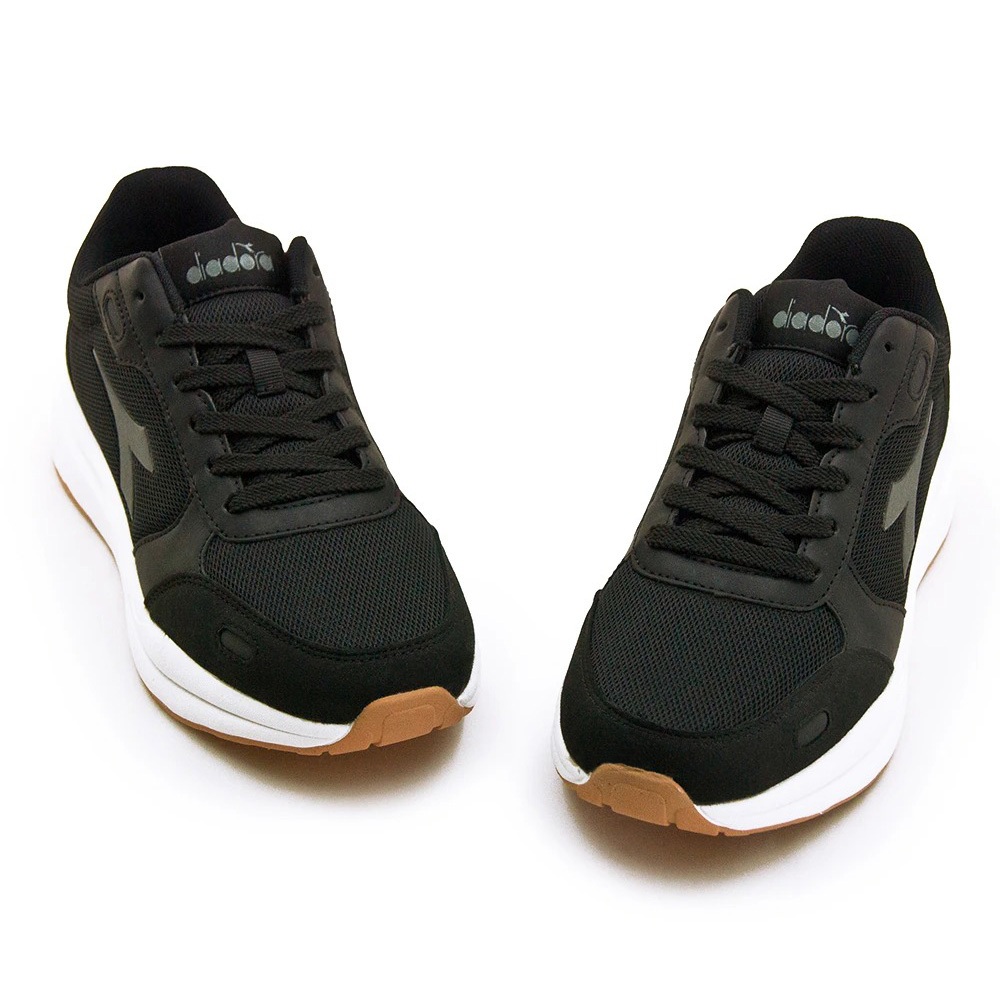 DIADORA迪亞多那 生活時尚運動鞋 男運動鞋 男鞋 慢跑鞋 寬楦 透氣 保護後跟 輕量 吸震 減壓 緩衝 黑灰 綠黑, , large