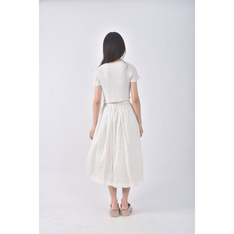 (S) ounce韓牌質感白色長裙二手衣, , large