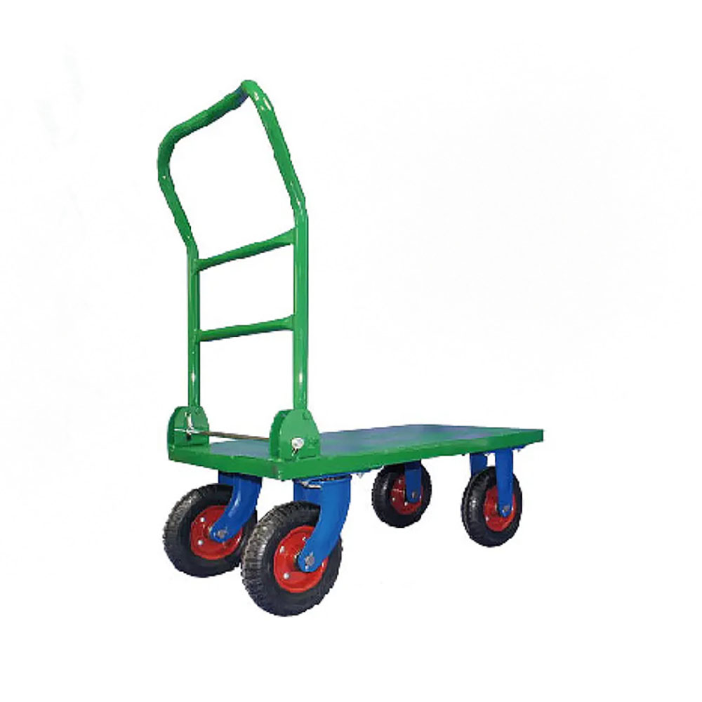 【得貹】 折疊式 四輪手推車 2x3尺 附8吋Q風輪 台灣製 /台, , large