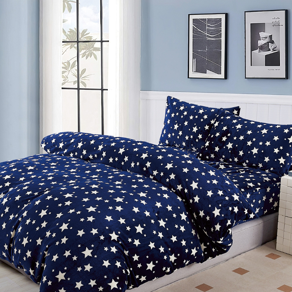 【Galatea葛拉蒂】法蘭絨冬季雙人加大床包四件組 多款任選, , large