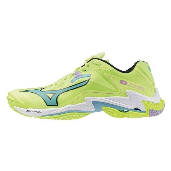 Mizuno Wave Lightning Z8 男 排球鞋 羽球鞋 室內運動 緩震 螢光綠 [V1GA240011], , large
