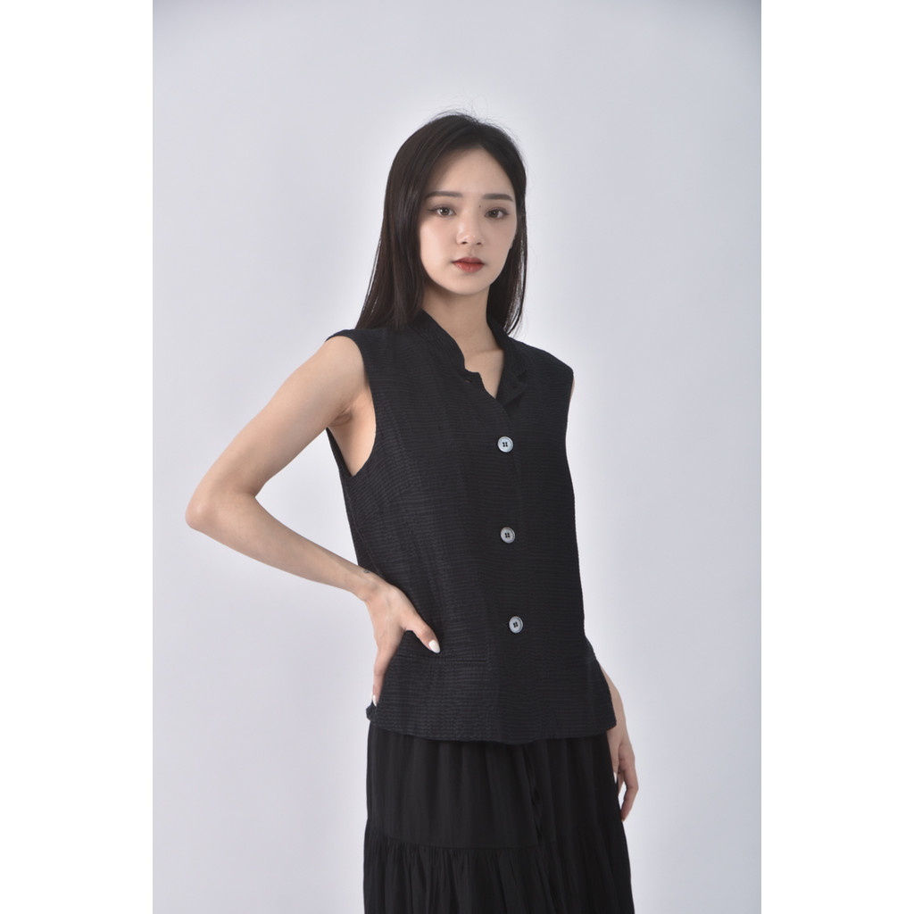 (S) cbr背心黑色外套二手衣, , large