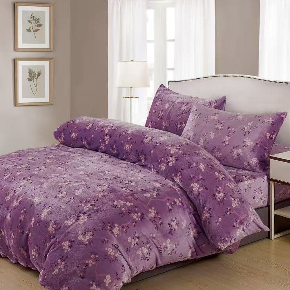 【Galatea葛拉蒂】法蘭絨冬季雙人加大床包四件組 多款任選, , large