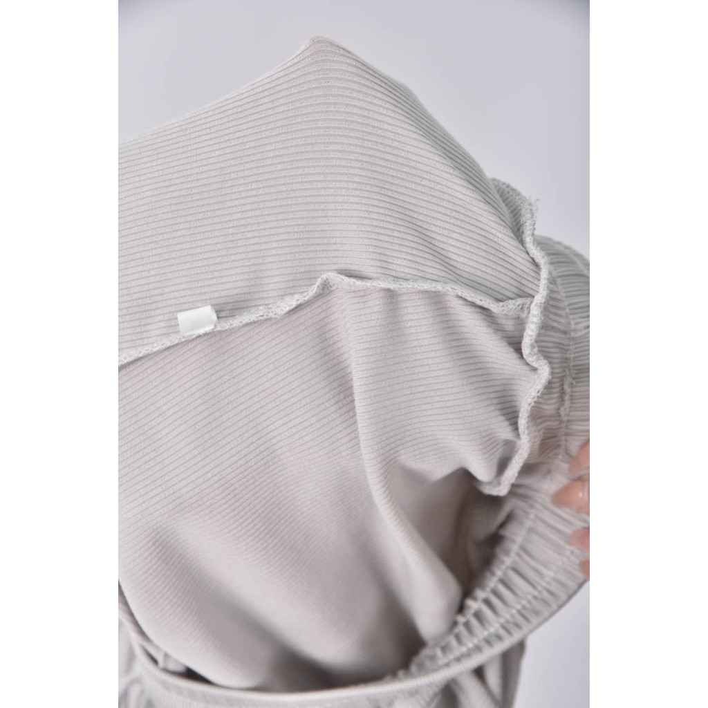 (S) 【粿粿私服】高腰灰色短褲二手衣, , large