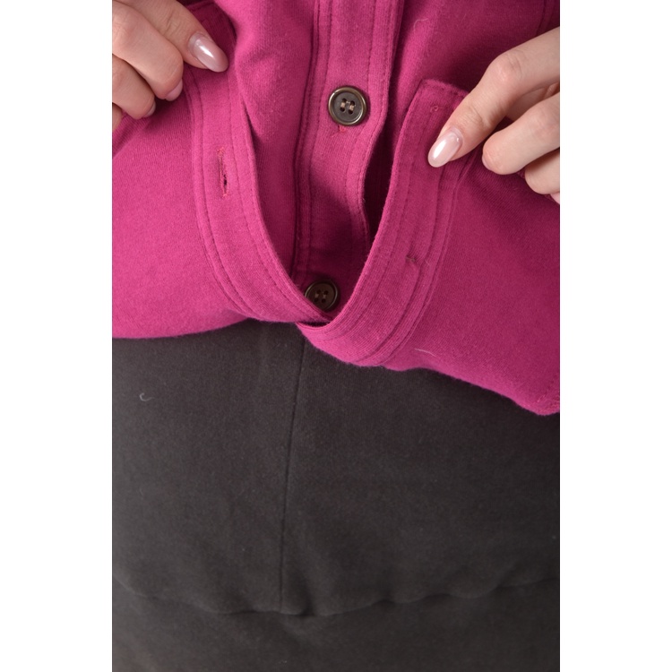 (S) 假兩件紫色洋裝二手衣, , large