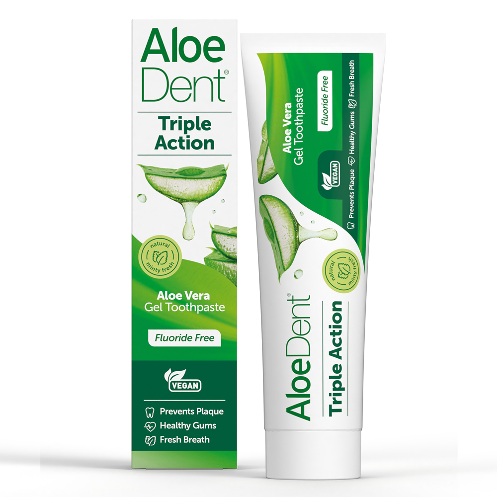 英國Aloe Dent-三重防護牙膏(無氟 100ml x 2入), , large