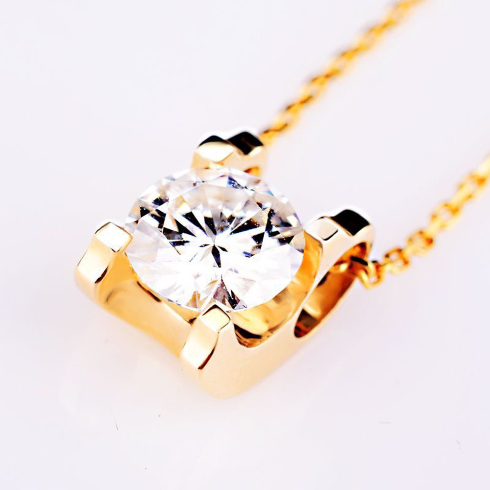 【CITY STAR】IGI 1克拉牛頭款吊墜-14K金(D / VVS 以上 / 3EX), , large